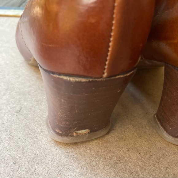 John Fluevog Argolo brown leather heeled boots, size 10.5 - Picture 6 of 15